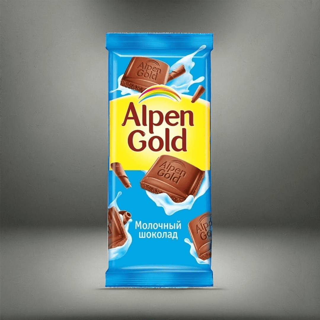 Шоколад молочный Alpen Gold